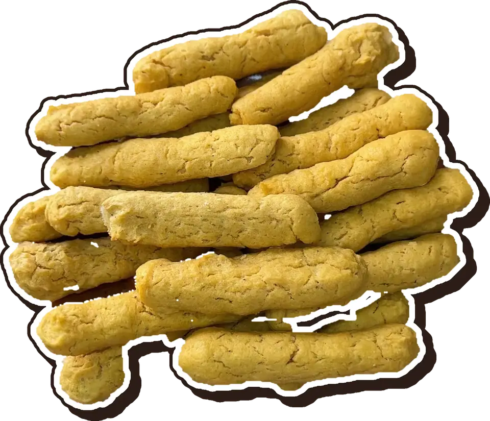 Bastones de garbanzo al horno