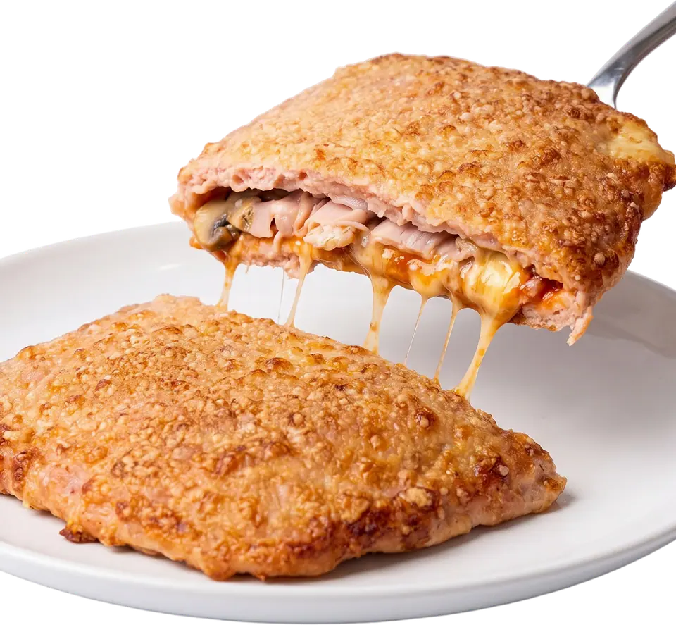 Calzone de pollo sin masa