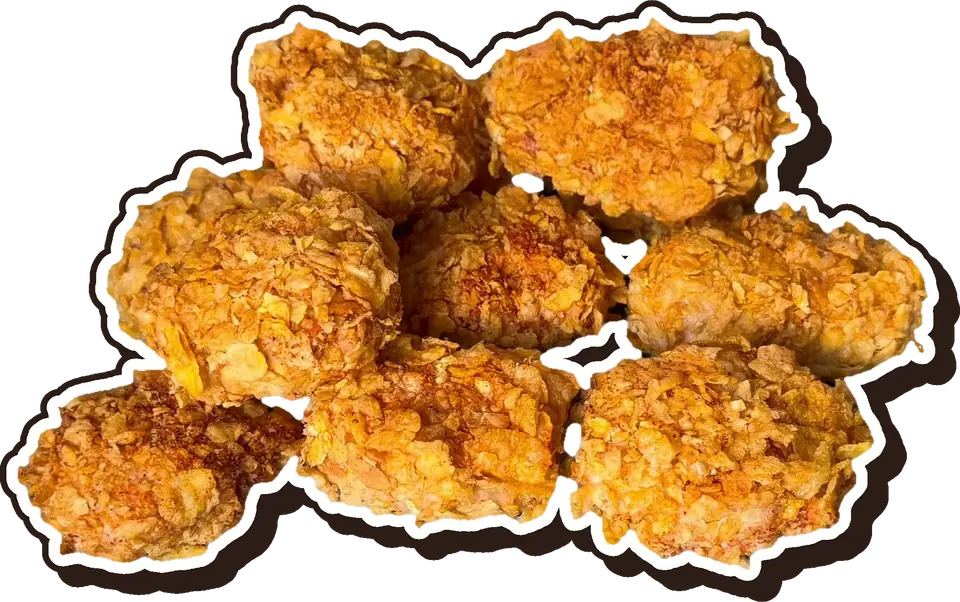 Nuggets de pollo crujientes